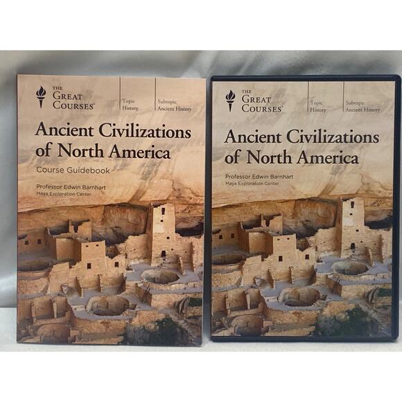 The Great Courses: Ancient Civilizations Of North America DVDs And Guidebook - Picture 1 of 3